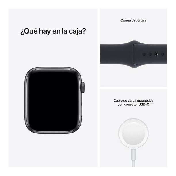 Imagen 3 de Apple Watch SE 1ra gen (GPS + Celular) 44mm Negro MKRR3LL/A Reacondicionado